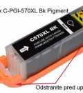 FENIX C-PGI-570XL PGBK črna 25ml za Canon Pixma MG5750, MG6850, MG6851, MG7750, MG7751, MG7752 - XL kapacitete (10%-14% Več izpisa), kvaliteta izpisa enaka originalu  kartusa, toner, foto papir, panasonic, inkjet, laserjet